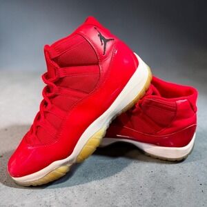 Jordan 11 Retro Win Like 96 Gym Red Black White 378037-623 Mens 9.5